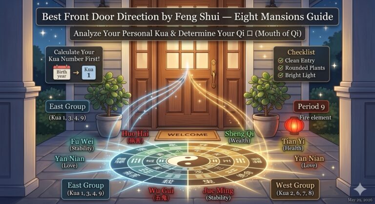 Best Front Door Direction by Feng Shui — Eight Mansions Guide