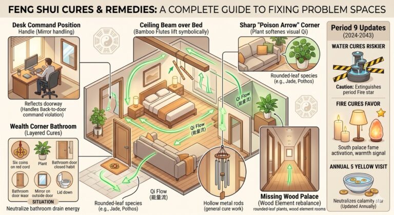 Feng Shui Cures and Remedies: A Complete Guide to Fixing Problem Spaces