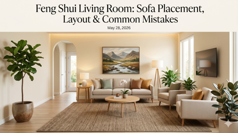 Feng Shui Living Room: Sofa Placement, Layout & Common Mistakes