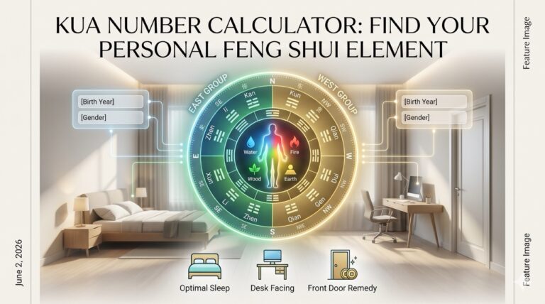 Kua Number Calculator: Find Your Personal Feng Shui Element