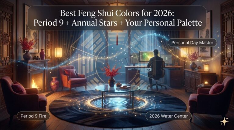 Best Feng Shui Colors for 2026: Period 9 + Annual Stars + Your Personal Palette