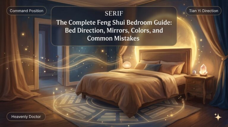 The Complete Feng Shui Bedroom Guide: Bed Direction, Mirrors, Colors, and Common Mistakes