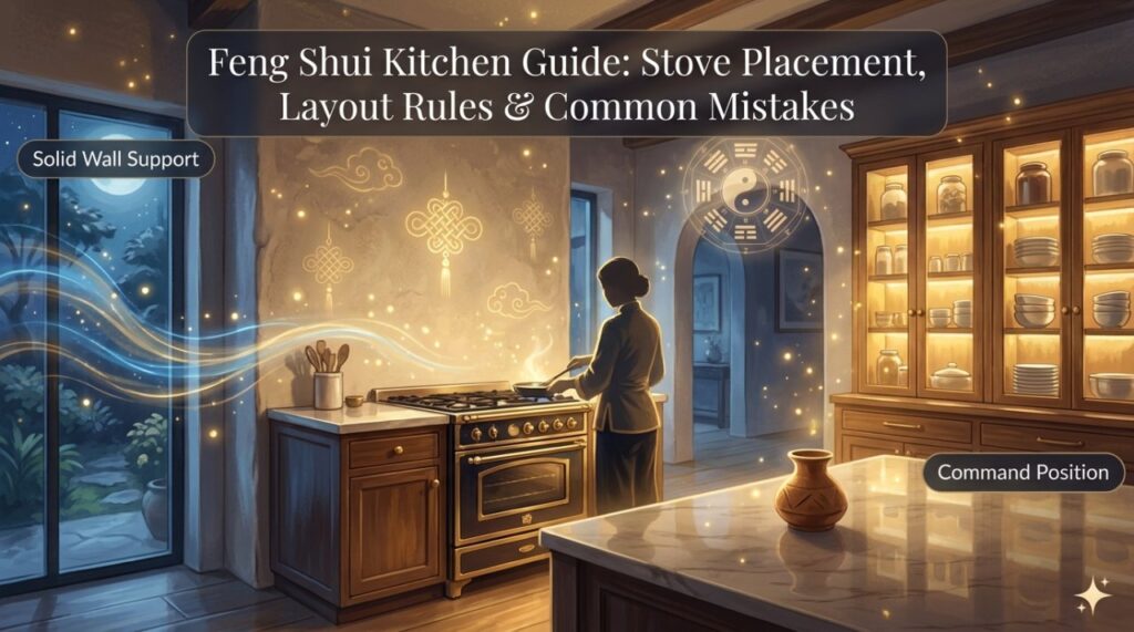 Feng Shui Kitchen Guide: Stove Placement, Layout Rules & Common Mistakes