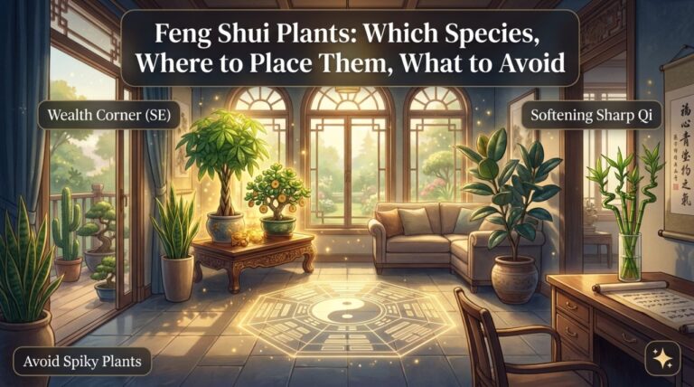 Feng Shui Plants: Which Species, Where to Place Them, What to Avoid
