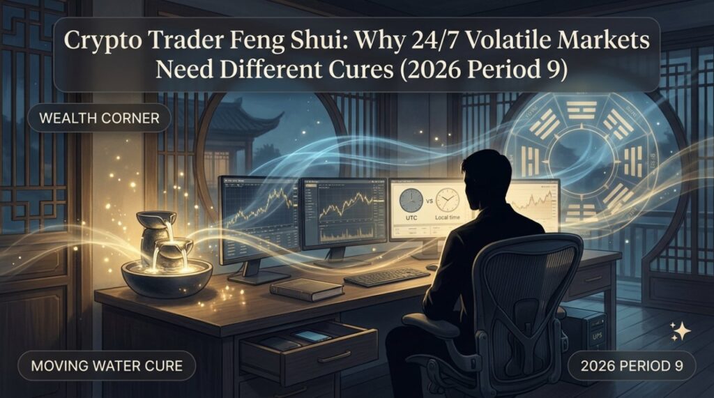 Crypto Trader Feng Shui: Why 24/7 Volatile Markets Need Different Cures (2026 Period 9)