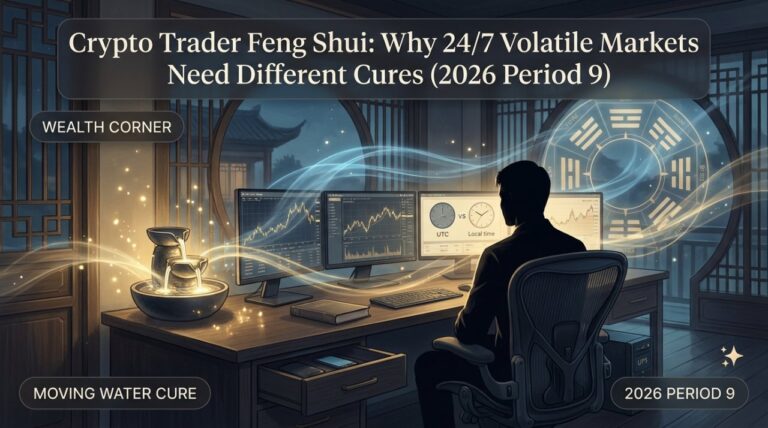 Crypto Trader Feng Shui: Why 24/7 Volatile Markets Need Different Cures (2026 Period 9)