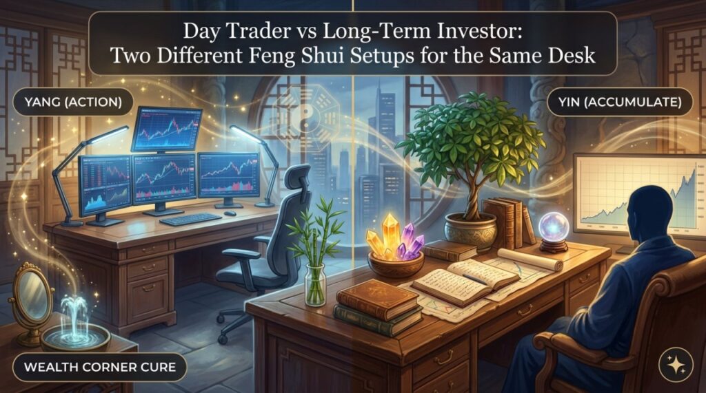 Day Trader vs Long-Term Investor: Two Different Feng Shui Setups for the Same Desk