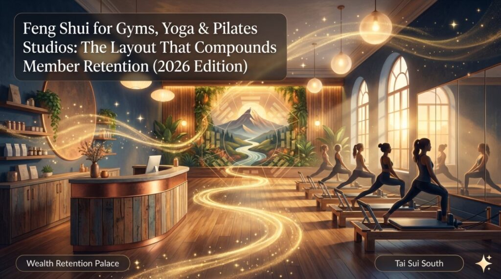 Feng Shui for Gyms, Yoga & Pilates Studios: The Layout That Compounds Member Retention (2026 Edition)