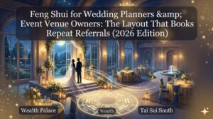 Feng Shui for Wedding Planners & Event Venue Owners: The Layout That Books Repeat Referrals (2026 Edition)