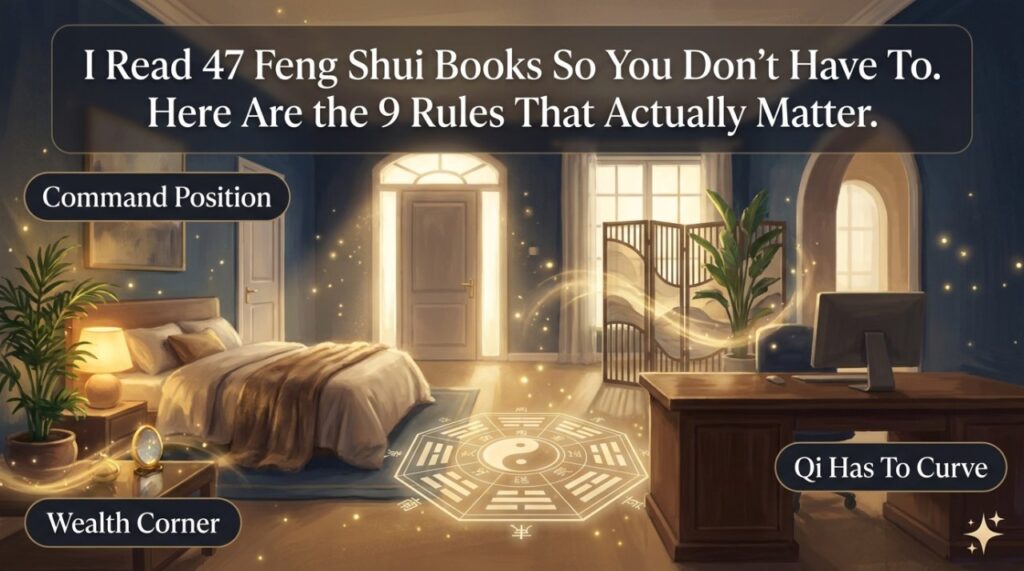 I Read 47 Feng Shui Books So You Don't Have To. Here Are the 9 Rules That Actually Matter.