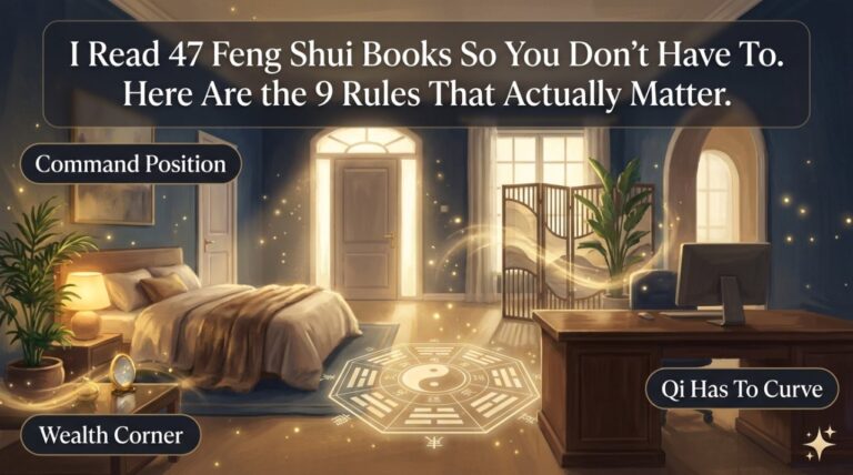 I Read 47 Feng Shui Books So You Don’t Have To. Here Are the 9 Rules That Actually Matter.